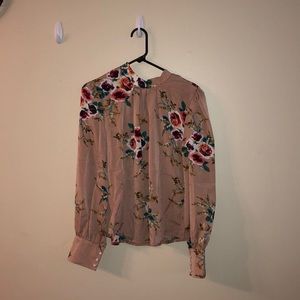 SHEIN floral blouse